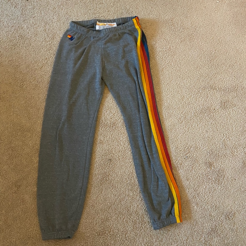 Aviator nation sweatpants worms three times